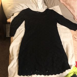 Ronni Nicole Black Dress - 8 petite